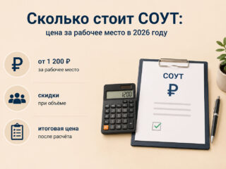 Сколько стоит СОУТ: цена за рабочее место в 2026 году