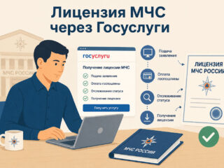 Лицензия МЧС через Госуслуги