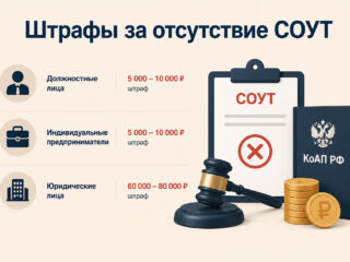 Штрафы за отсутствие СОУТ: ст. 5.27.1 КоАП и судебная практика